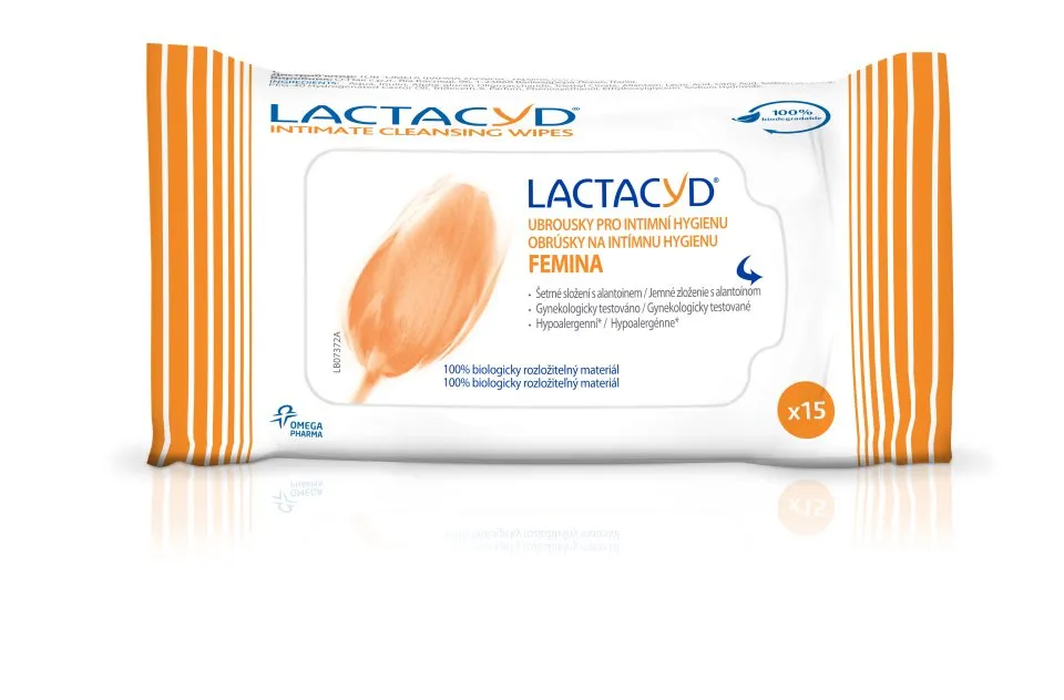 Lactacyd Ubrousky pro intimní hygienu Femina