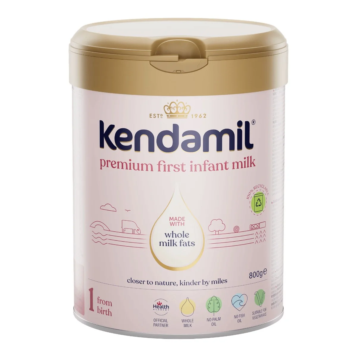 Kendamil 1 Premium Kojenecké počáteční mléko 800 g