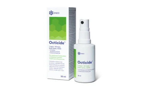 ENEO Octicide 1 mg/g + 20 mg/g kožní sprej, roztok 50 ml ENEO Octicide 1 mg/g + 20 mg/g kožní sprej, roztok 50 ml
