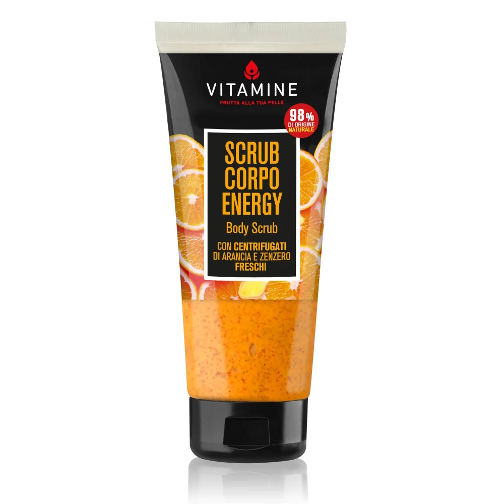 Vitamine Energy Pomeranč a zázvor tělový peeling 200 ml