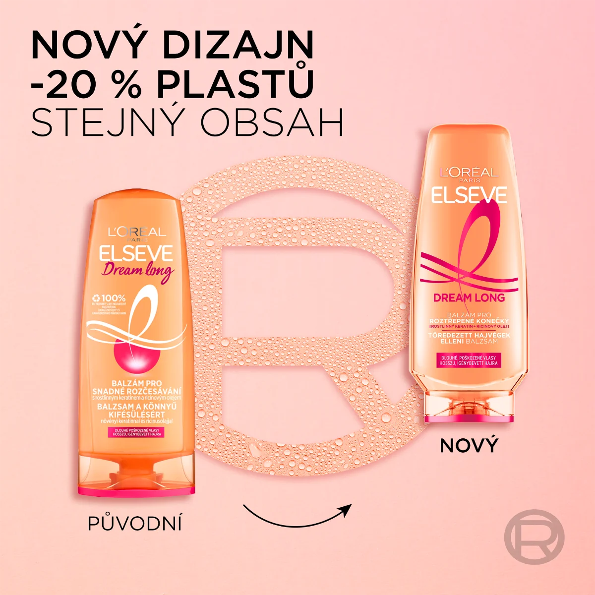Loréal Paris Elseve Dream Long balzám pro snadné rozčesávání 200 ml