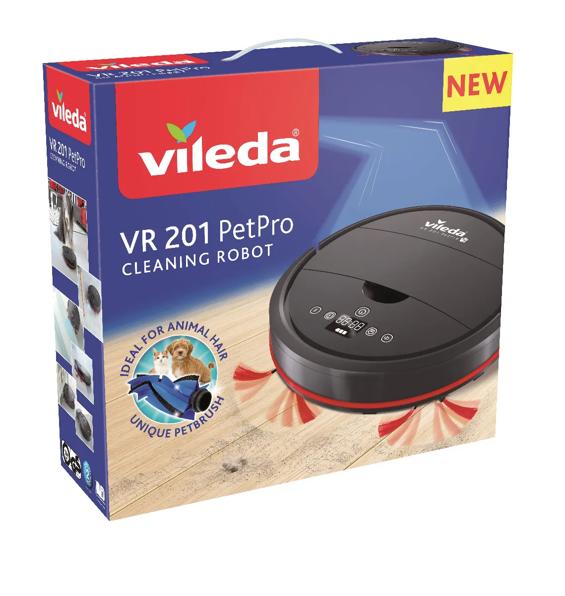 Vileda VR201 PetPro robotický vysavač