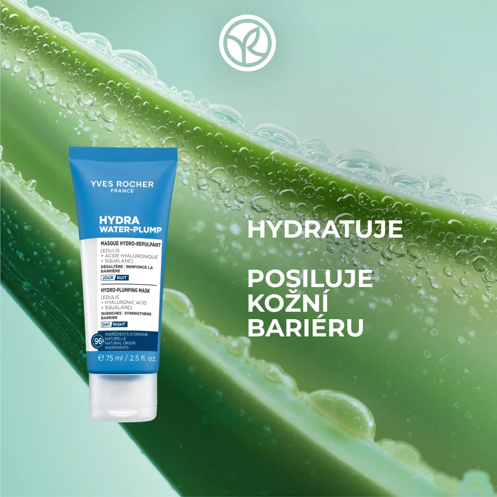 Yves Rocher Hydra Water-Plump Hydratační maska na den a noc 75 ml