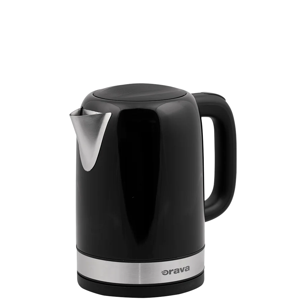 Orava Nerezová varná konvice 1,7 l, černá