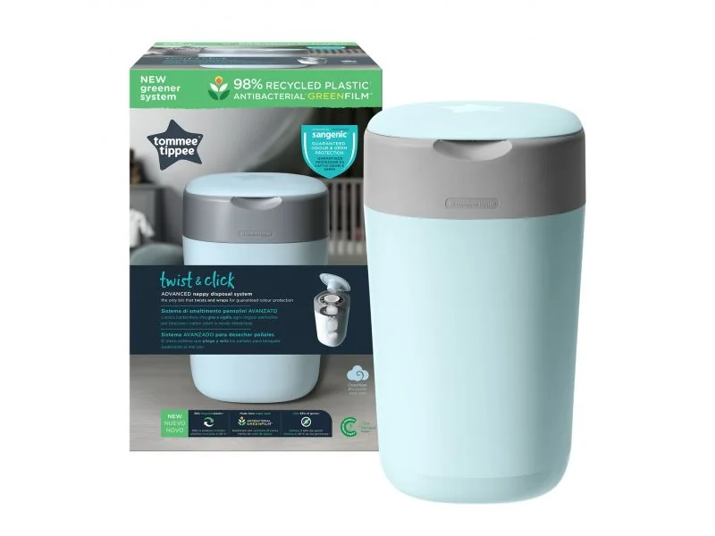Tommee Tippee Koš na pleny Twist&Click 1 ks modrý