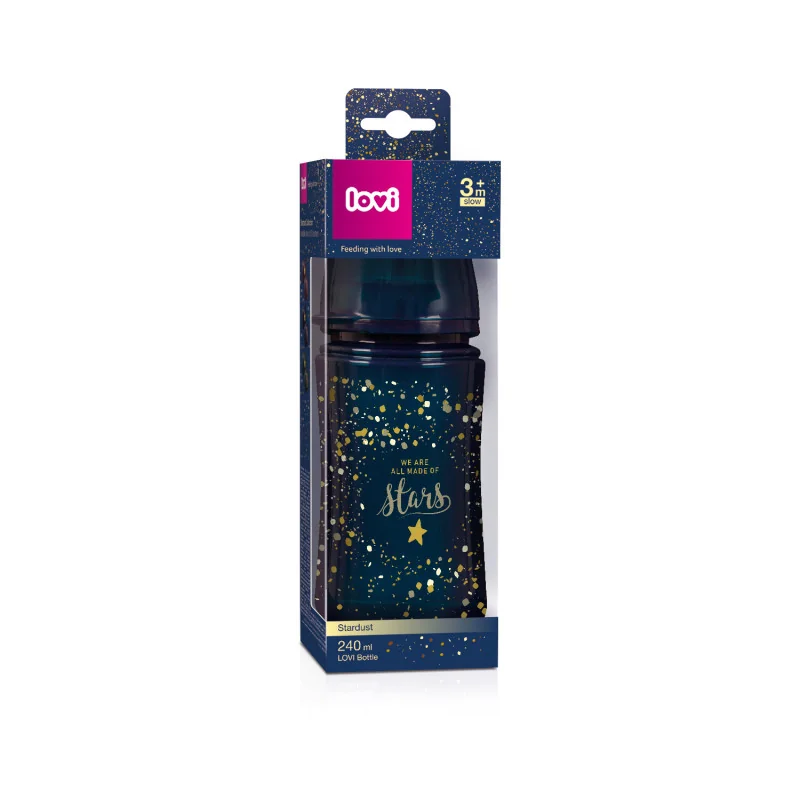 LOVI Kojenecká lahev Stardust 3m+ 240 ml