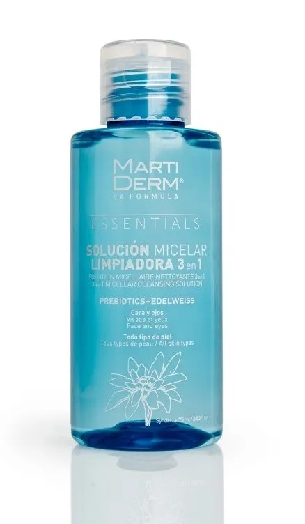 MARTIDERM Essentials micelární čisticí voda 3v1 75 ml