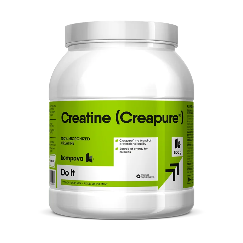 KOMPAVA Kreatin prášek Creatine Creapure 500g bez příchuti
