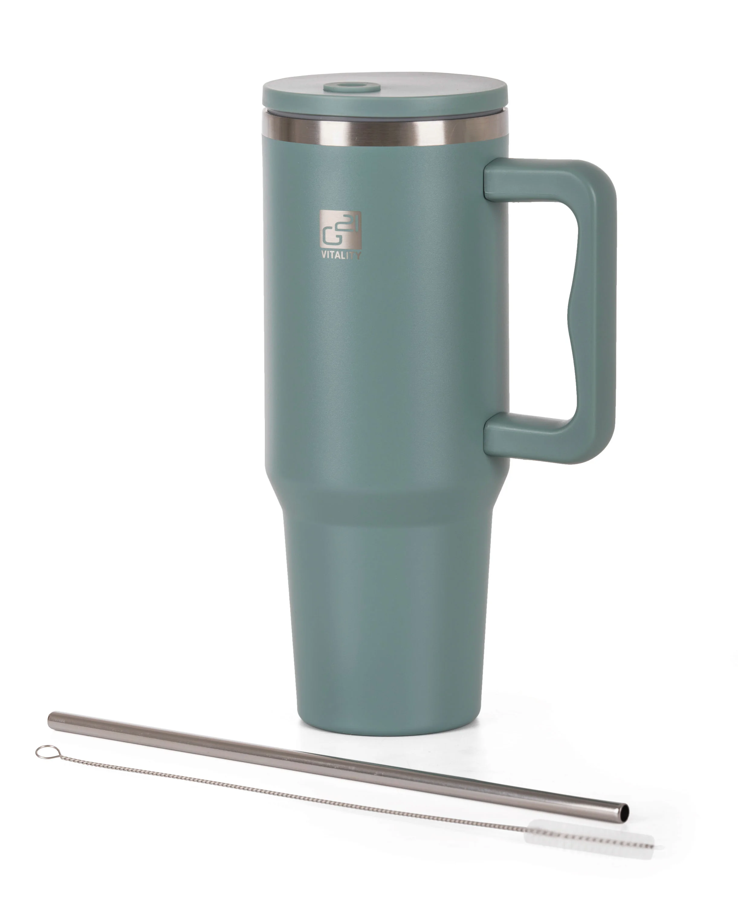 G21 Termohrnek FlowCup 1200 ml eukalyptově zelený