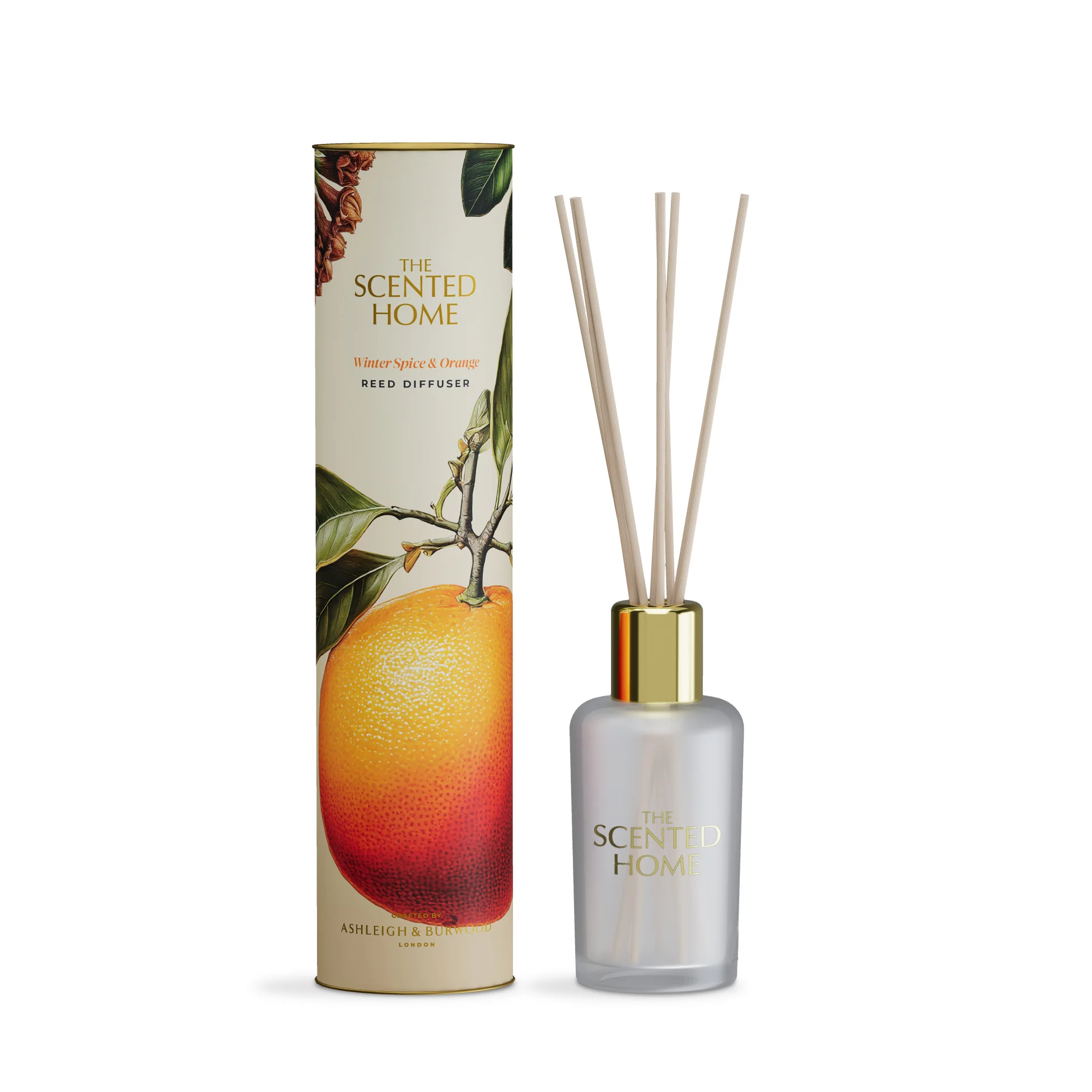 Ashleigh & Burwood London Vánoční difuzér THE SCENTED HOME - WINTER SPICE & ORANGE 150 ml