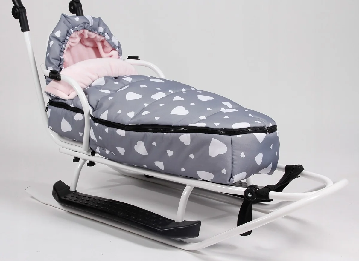 Baby Nellys Fusák maxi s minky 105x50cm - Flowers, šedý