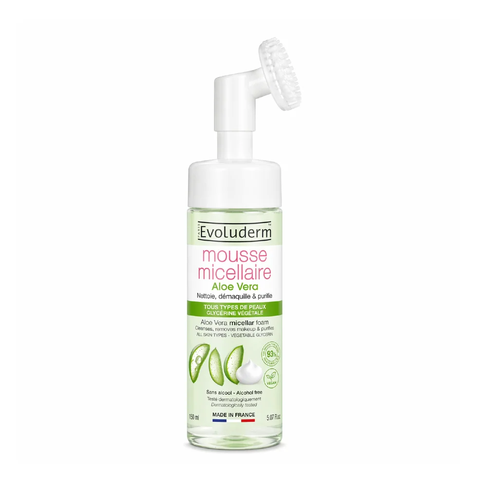 Evoluderm Čisticí micelární pěna s Aloe Vera 150 ml