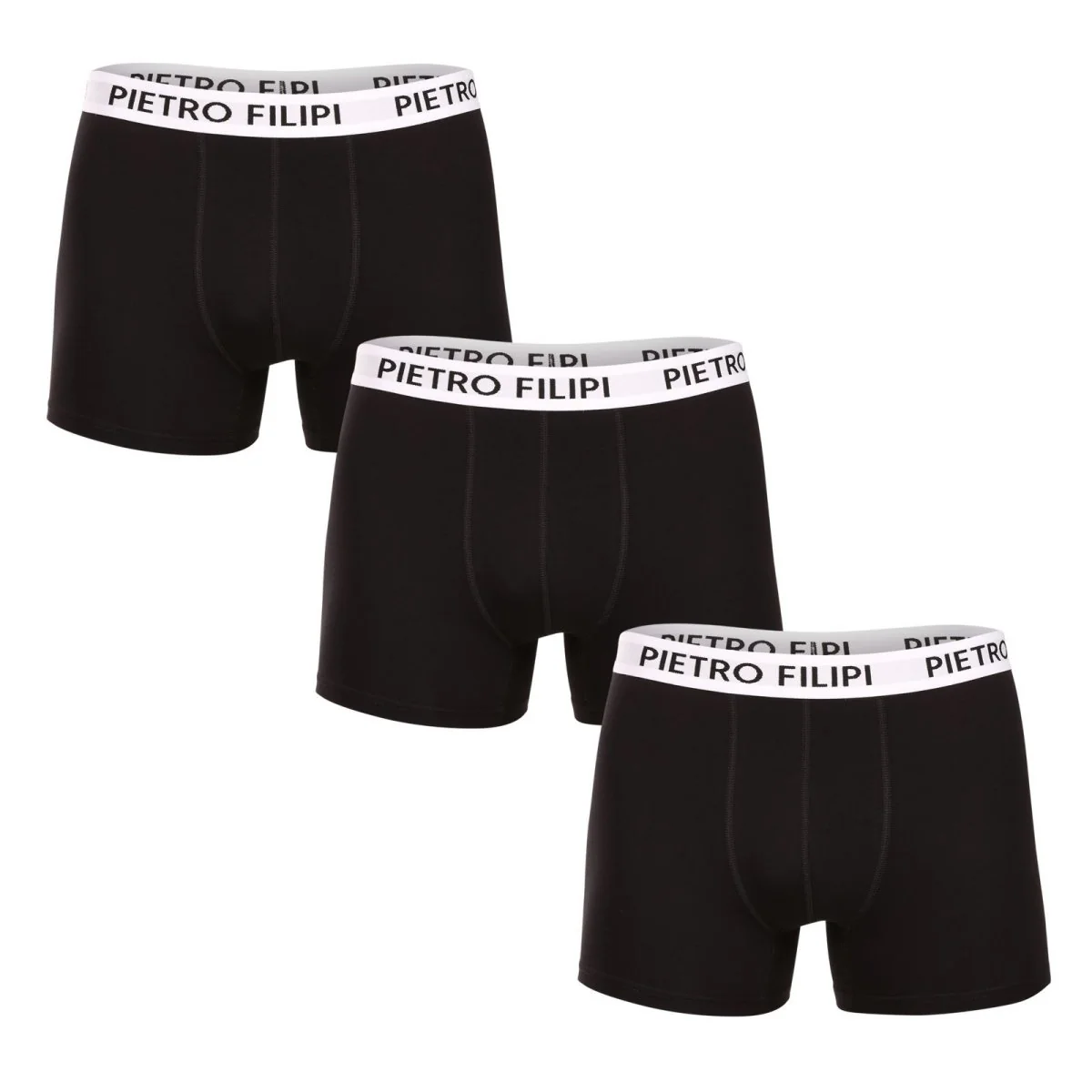 Pietro Filipi 3PACK pánské boxerky černé (3BCL003) L