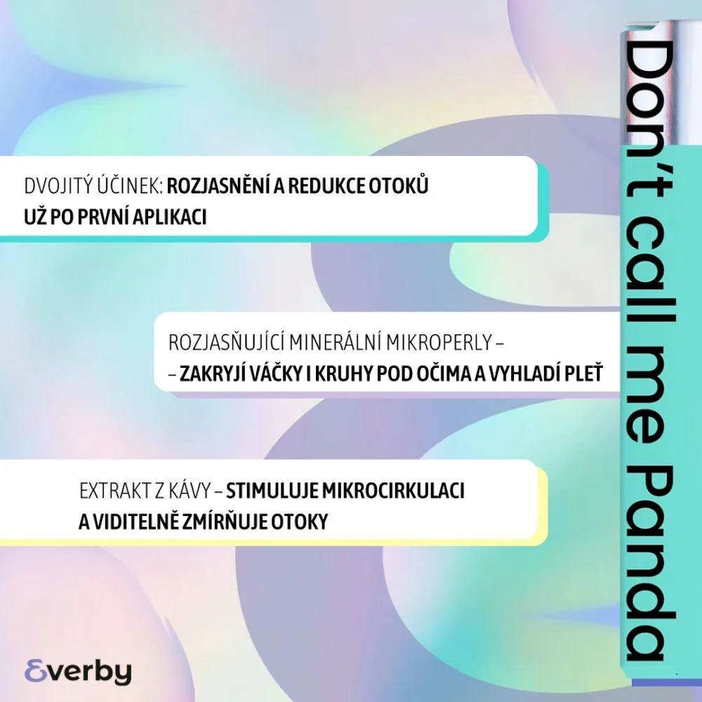 Everby Don't Call Me Panda oční krém na váčky a kruhy pod očima 12 ml