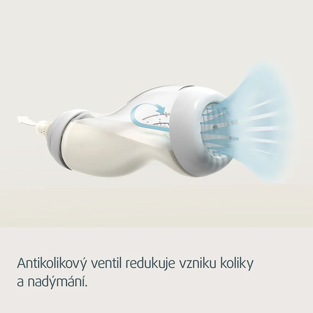 Canpol babies Anti-Colic S-Shape Lahev širokohrdlá 0m+ 200 ml