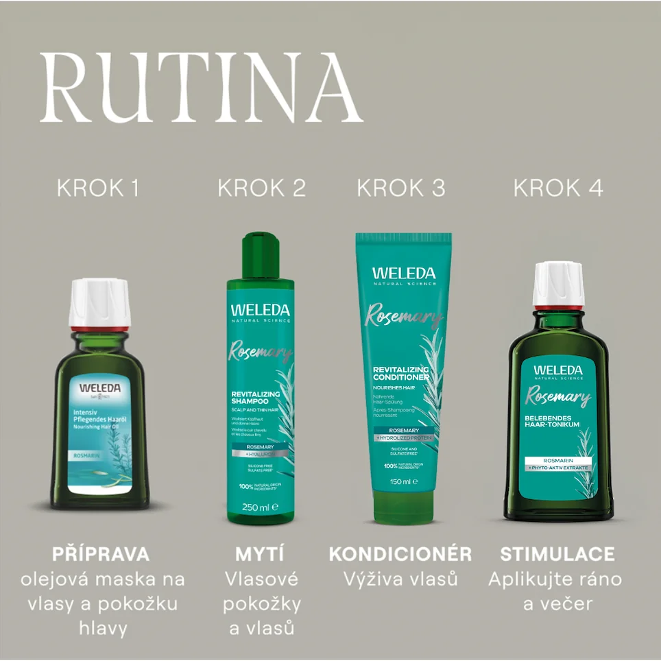 Weleda Rozmarýnový revitalizační šampon 250 ml