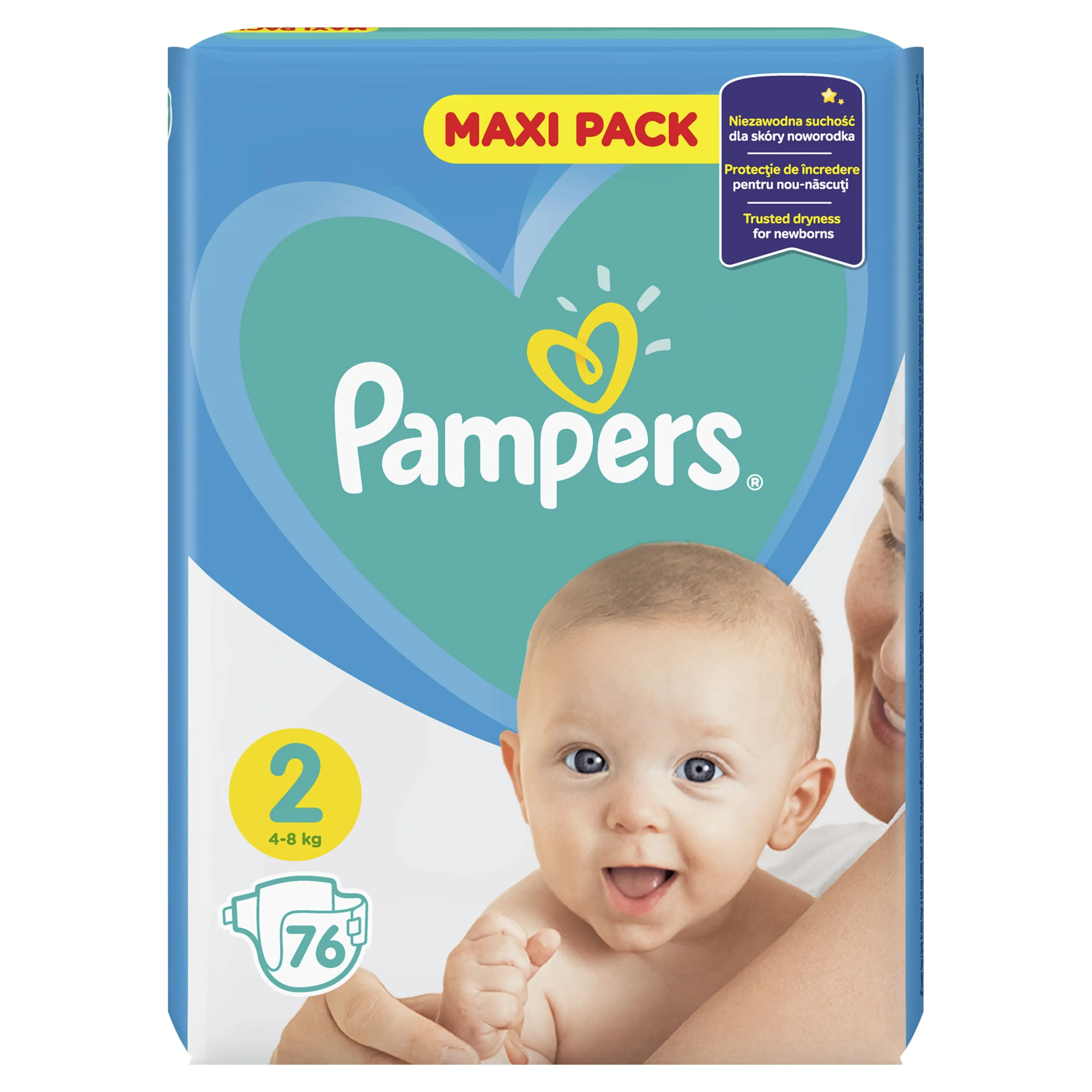 Pampers Active Baby vel. 2 Mini dětské pleny 76 ks