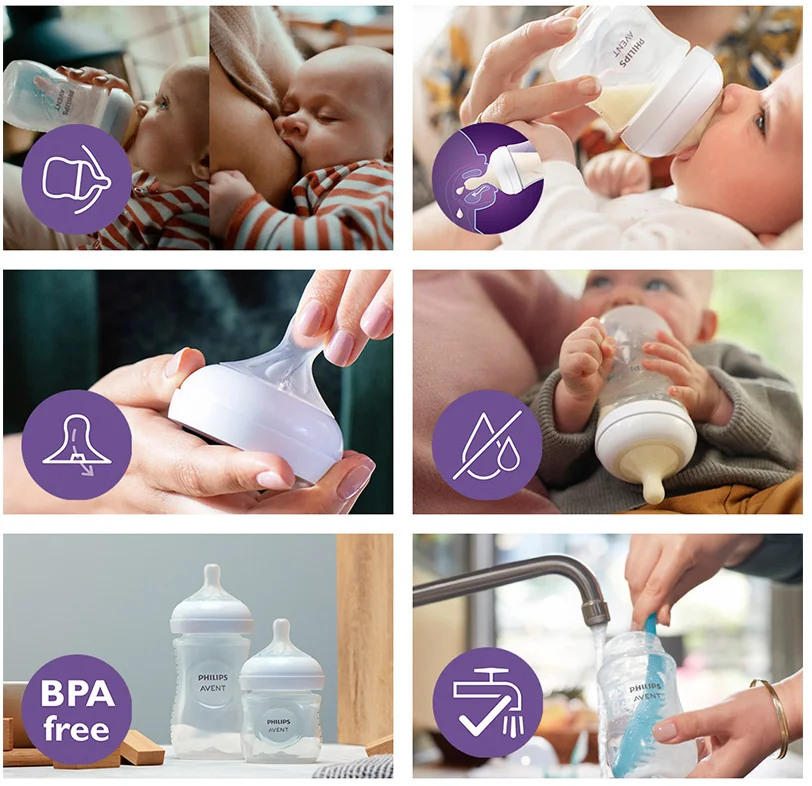Philips Avent Natural Response 1 Savička velmi pomalý průtok 0m 2 ks