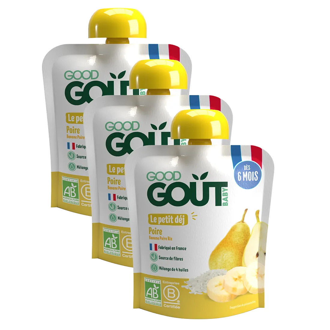 Good Gout BIO Hrušková snídaně 6m+ kapsička 70 g