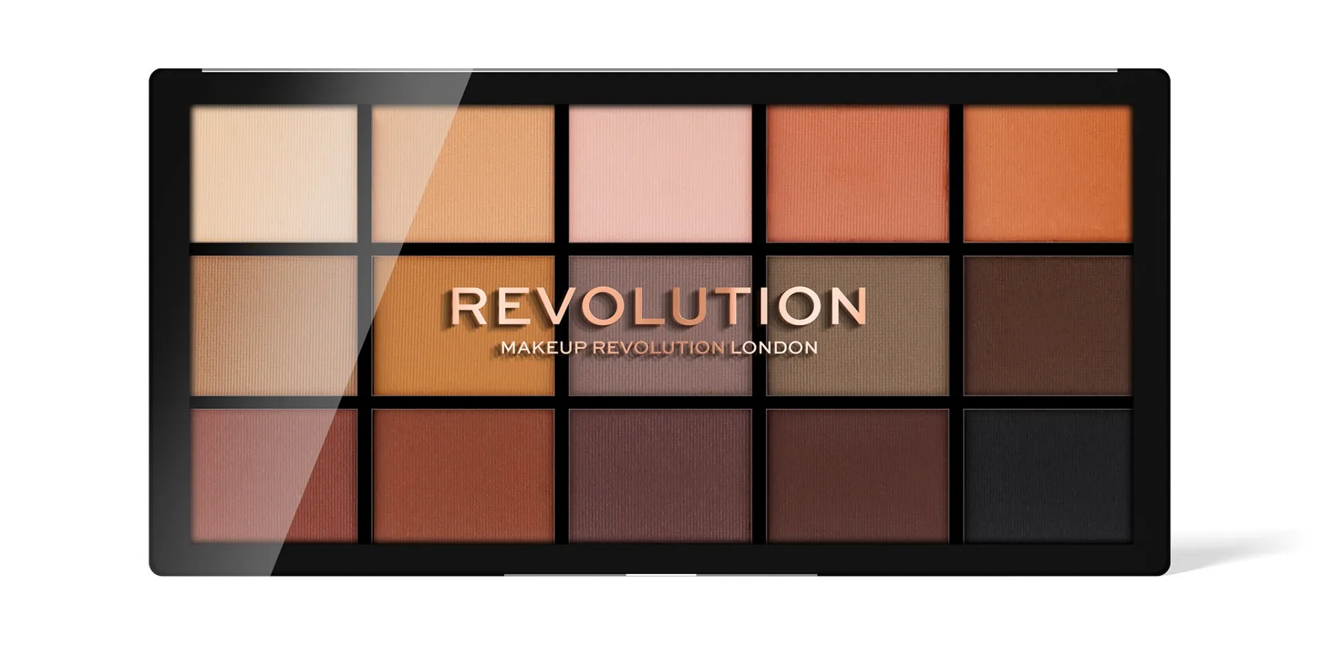 Makeup Revolution Re-Loaded Basic Mattes paletka očních stínů 17 g