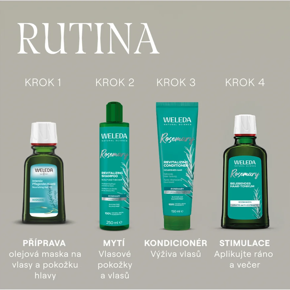Weleda Rozmarýnový revitalizační kondicionér 150 ml