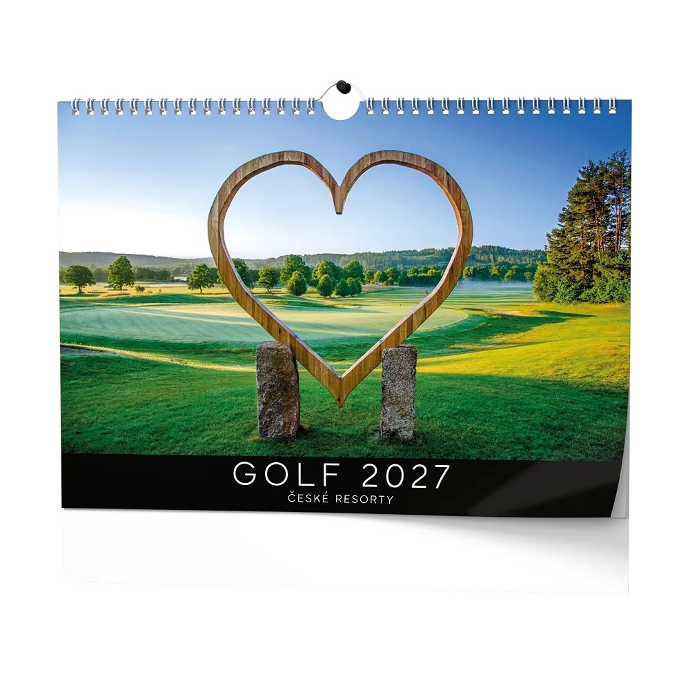 Baloušek Nástěnný kalendář Golf 2027 45 × 32 cm