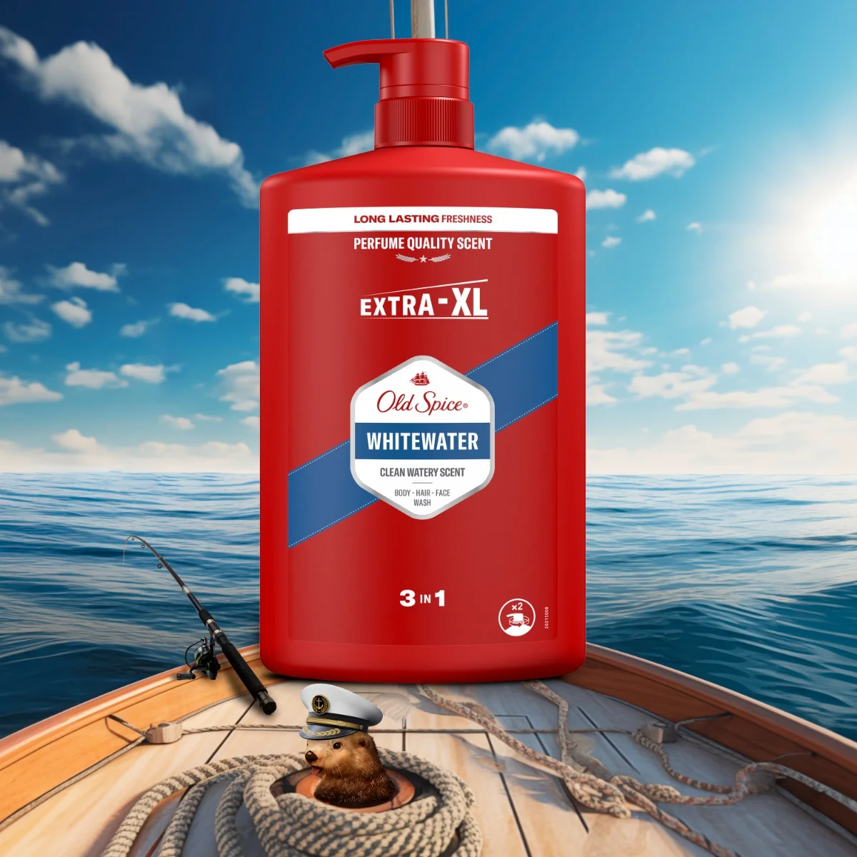 Old Spice Whitewater Pánský sprchový gel a šampon 1000 ml