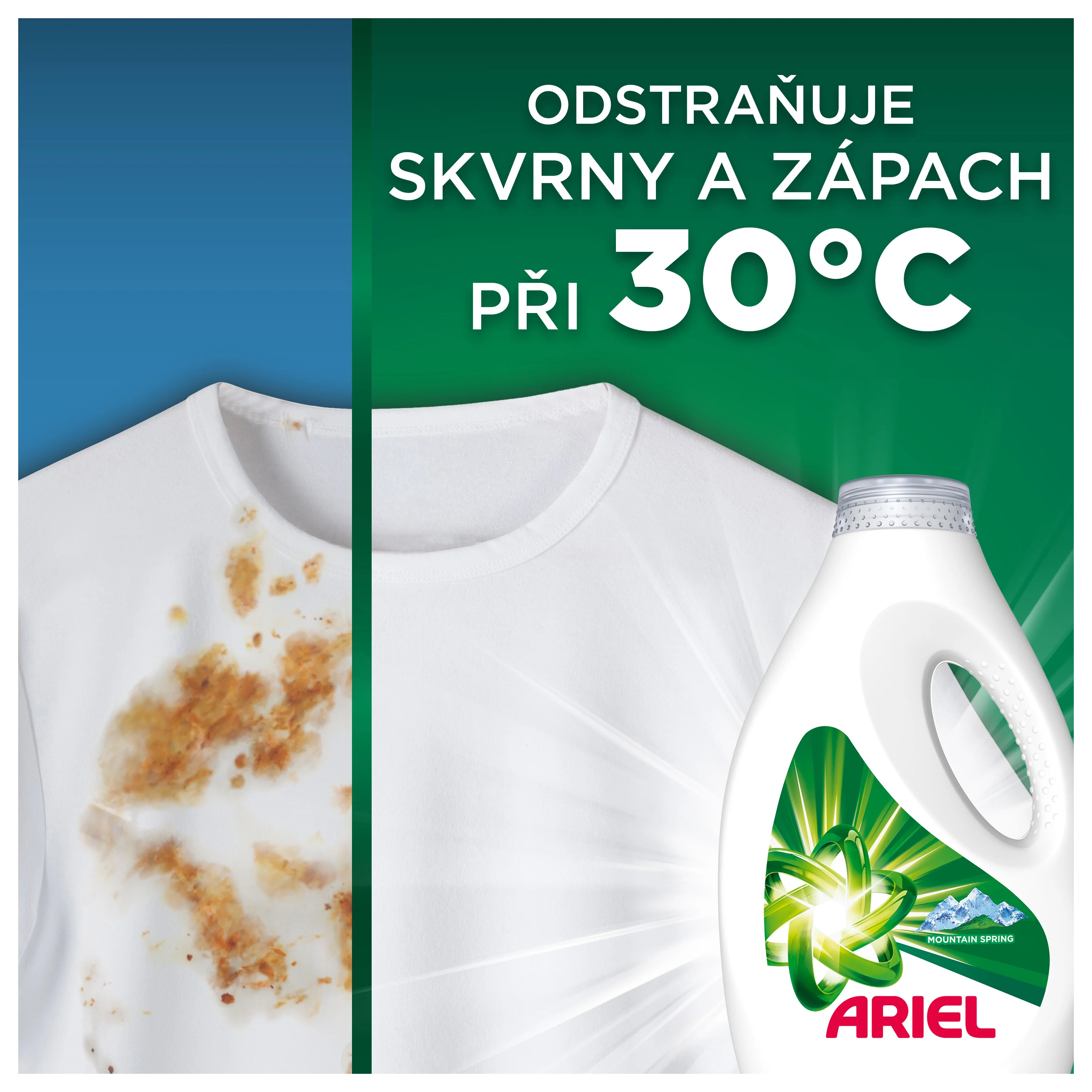 Ariel Mountain Spring prací gel 3,15 l 70 praní