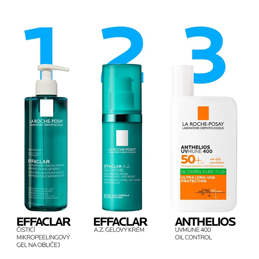 La Roche-Posay Effaclar A.Z. gelový krém 40 ml