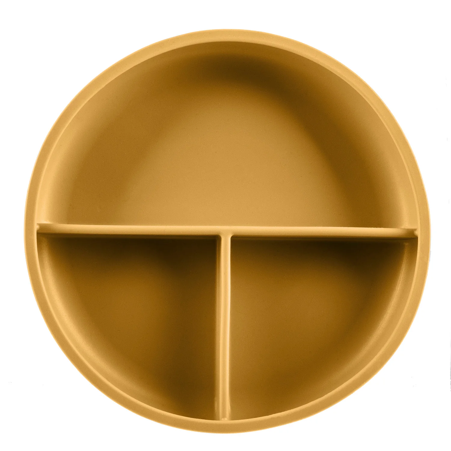 Zopa Silikonový dělený talířek s přísavkou, Mustard Yellow 2