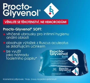 Procto-Glyvenol Soft – věnujte se těhotenství, ne hemoroidům Procto-Glyvenol Soft – věnujte se těhotenství, ne hemoroidům