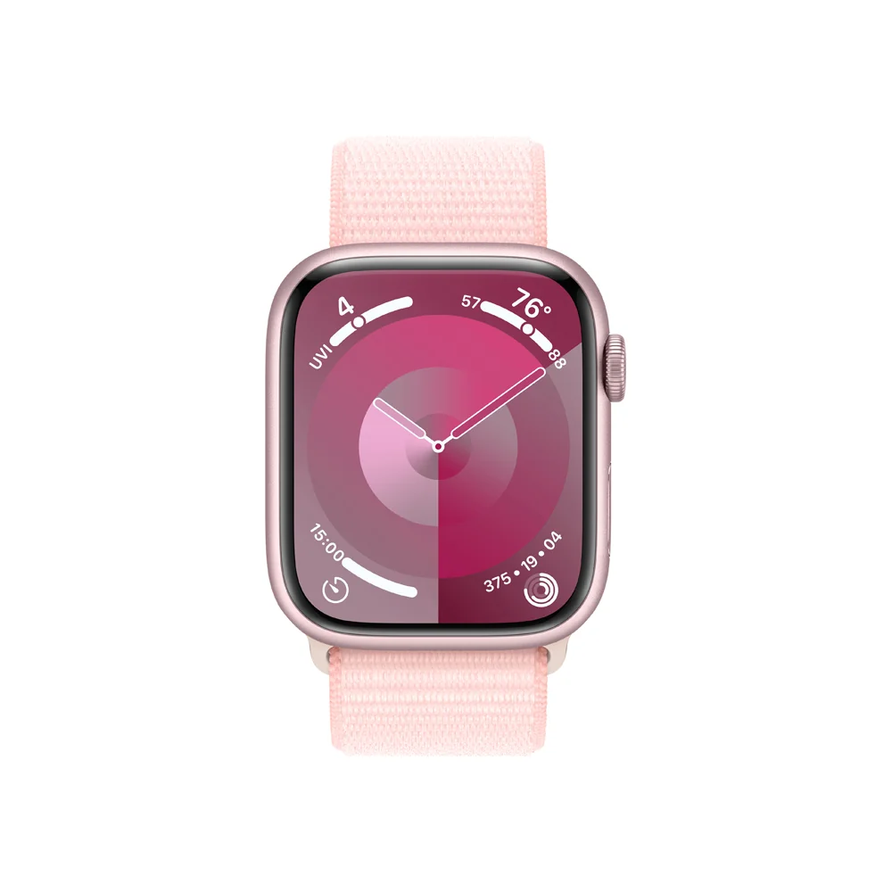 Apple Watch S9 Cellular 41 mm sport loop smart hodinky Pink/Light Pink