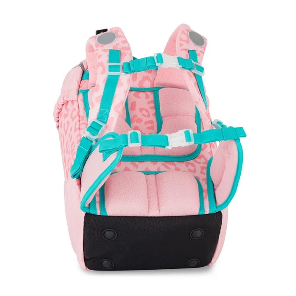 Oxybag OXY SKY - školní set Kočka 4 ks: batoh, penál, sáček, placky batoh, penál, sáček