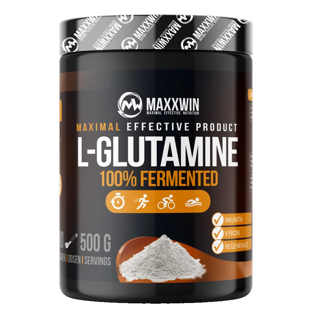 MAXXWIN L-Glutamine 100% fermented 500g - malina