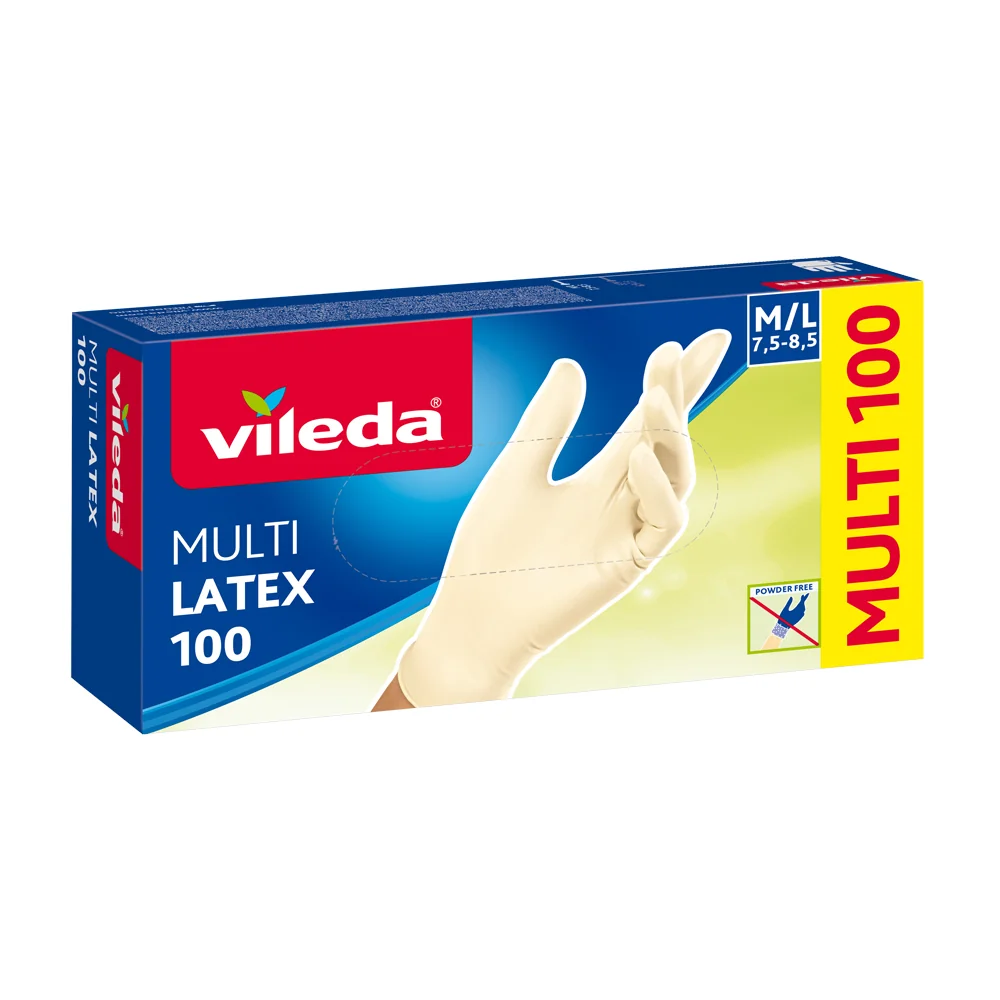 Vileda MultiLatex vel. M/L rukavice 100 ks