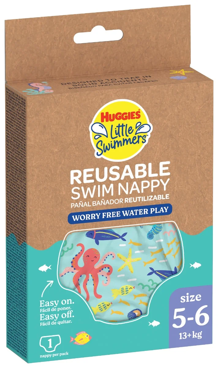 Huggies Little swimmers Nappy 5–6 pratelné koupací plavky 13 kg+