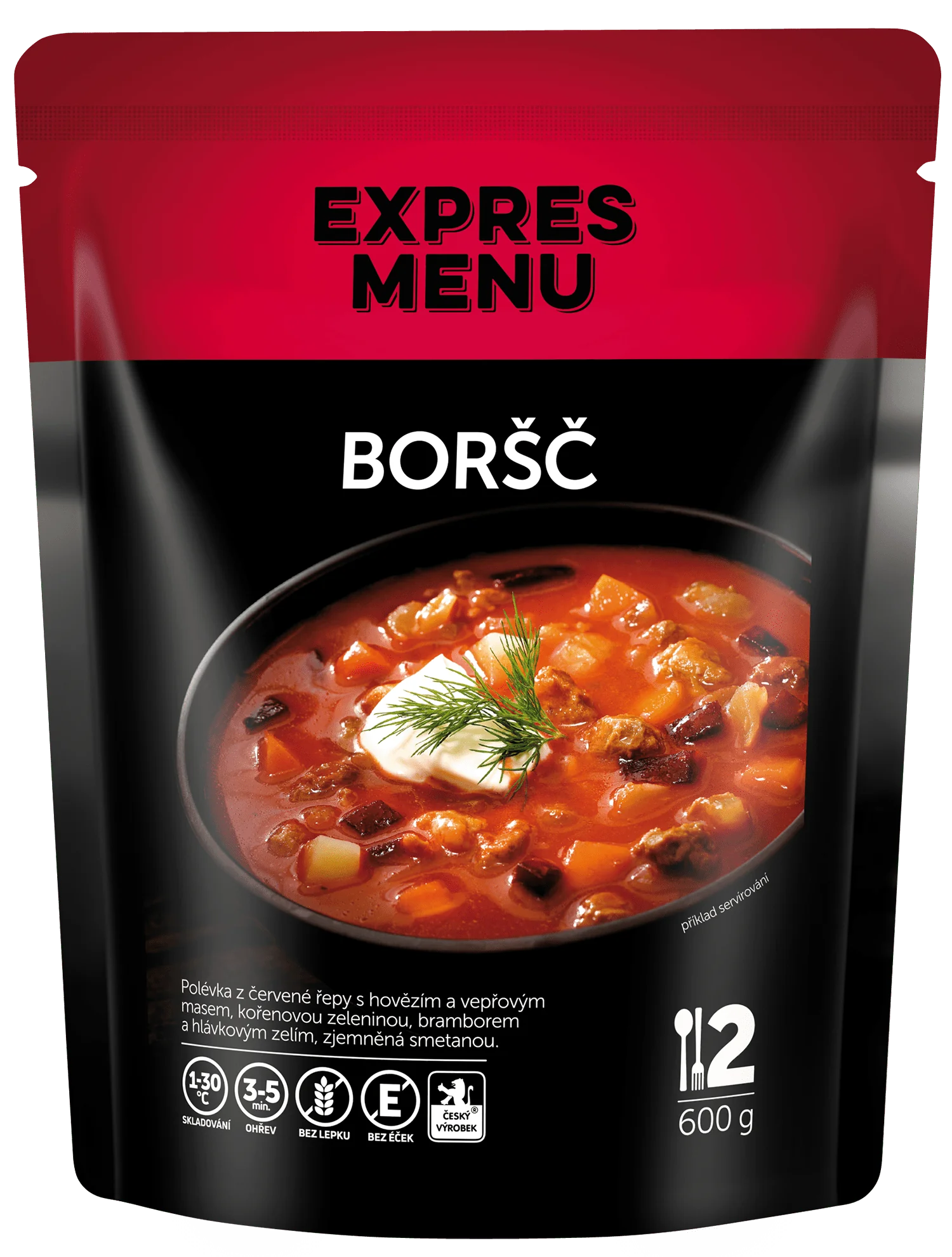 EXPRES MENU Boršč 600 g (2 porce)