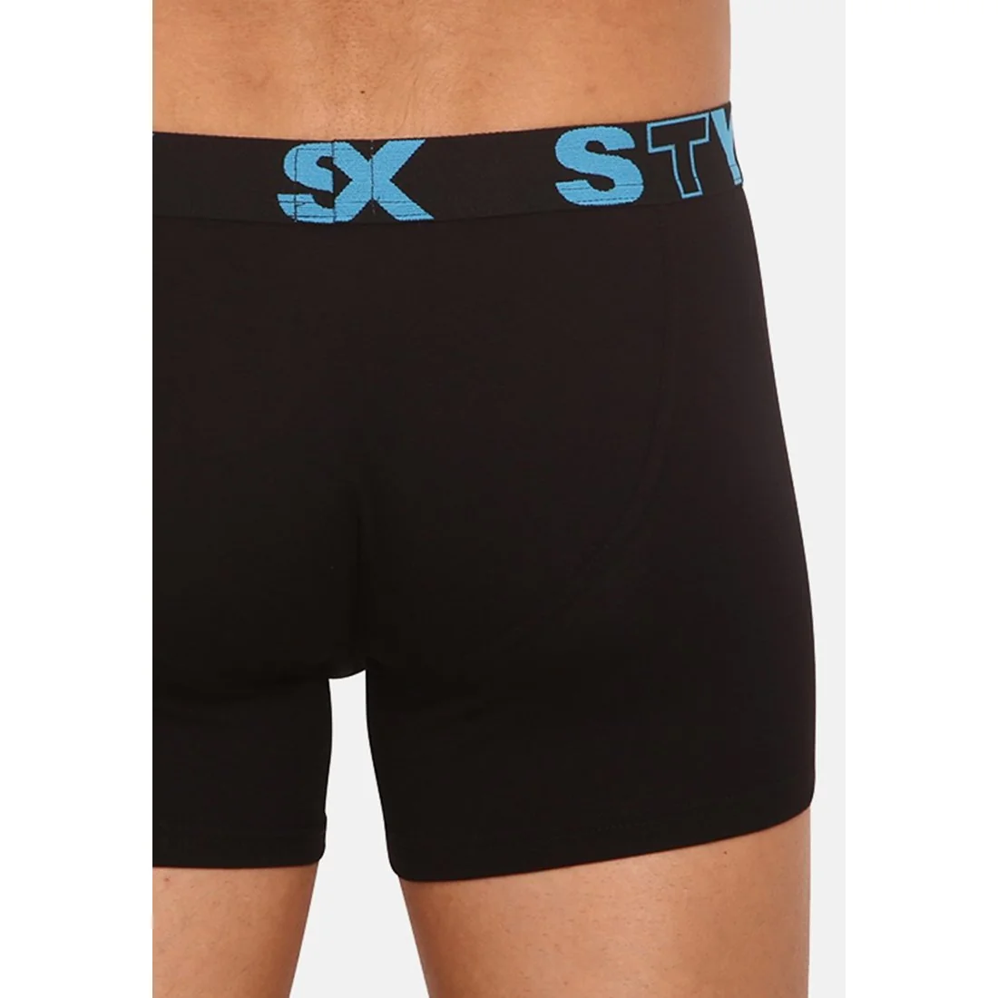 Styx Pánské boxerky long sportovní guma černé (U961) L