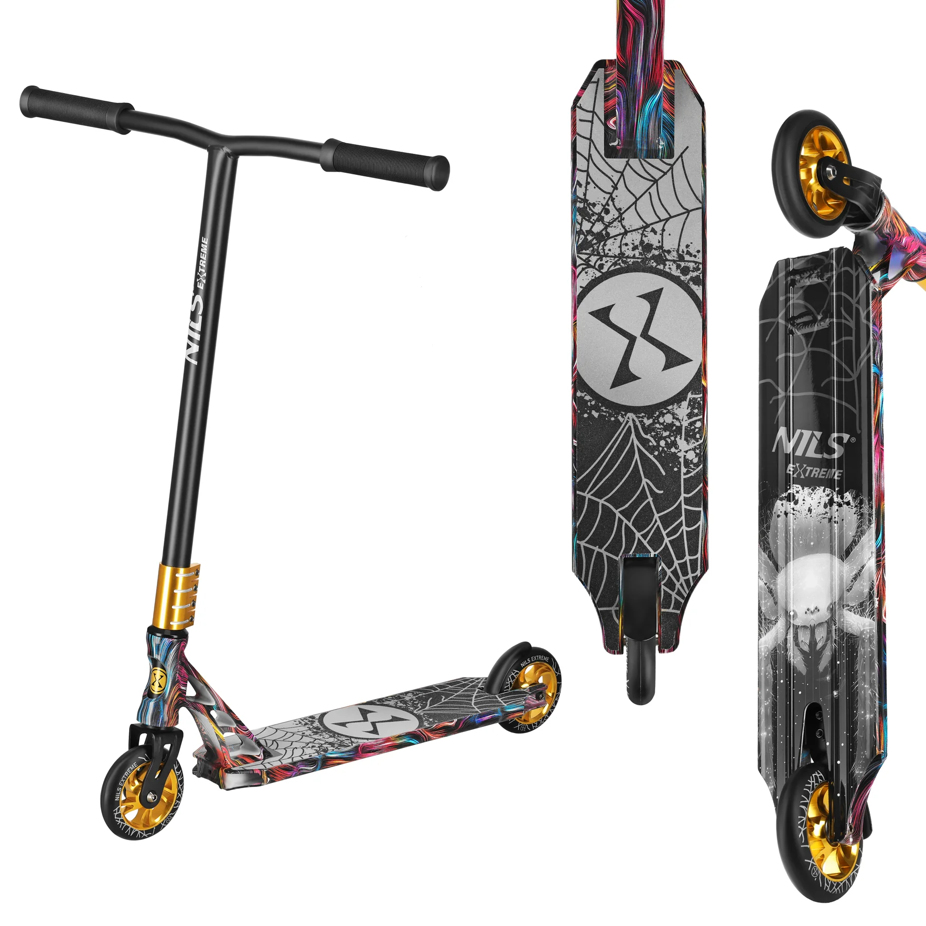 NILS EXTREME Freestyle koloběžka HS221 Spider