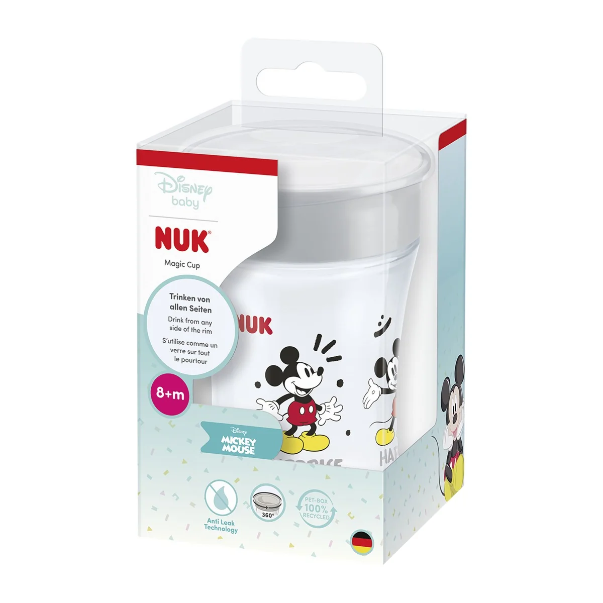 NUK Hrnek Magic Cup Disney Mickey Mouse 8m+ 230 ml 1 ks