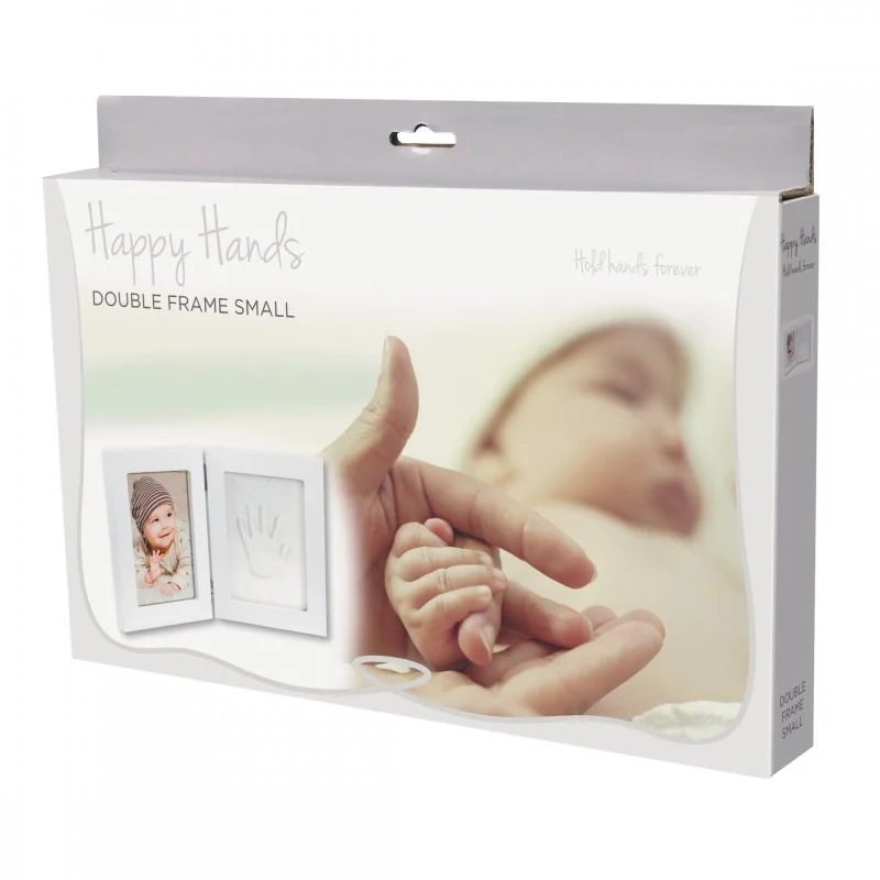 Happy Hands double frame White Small