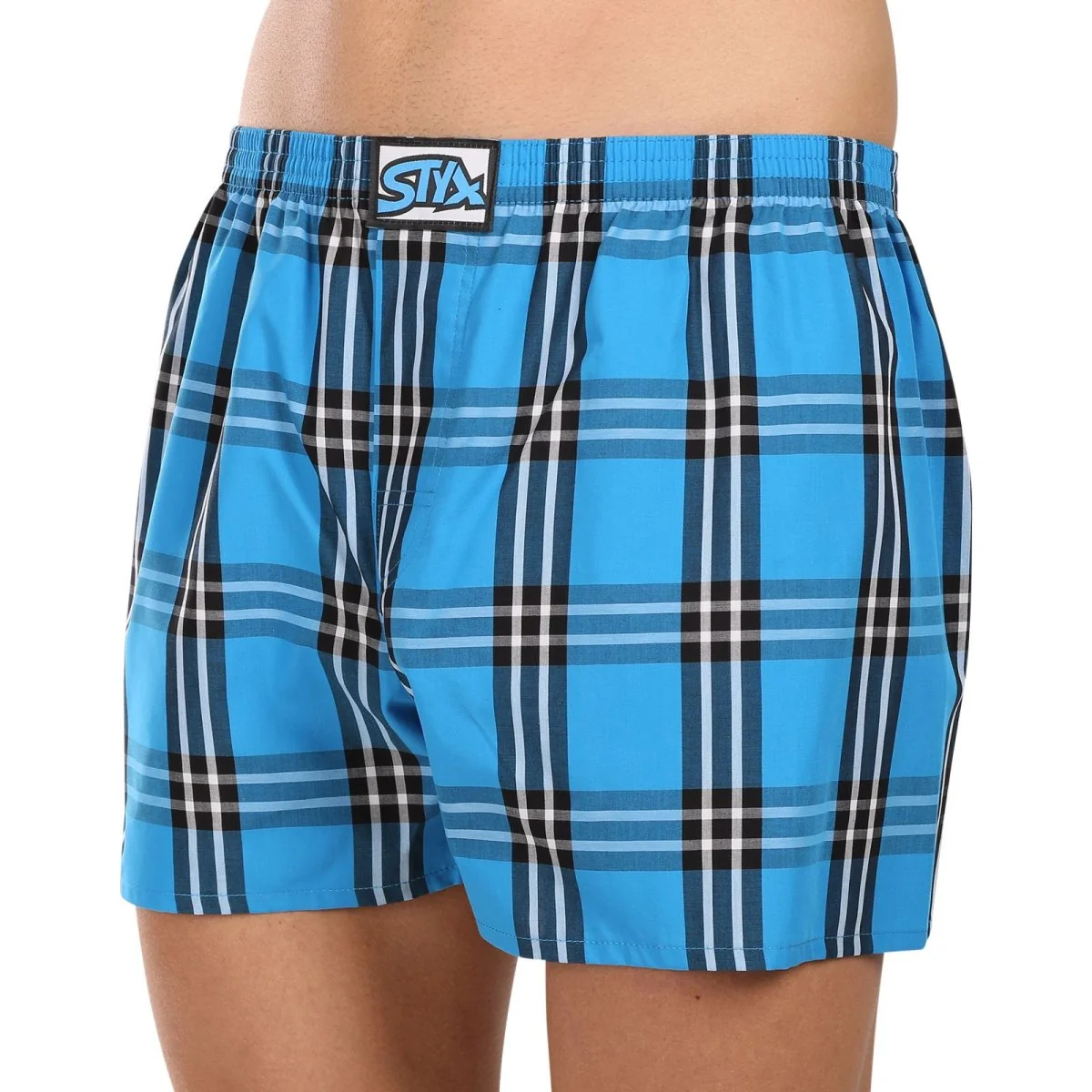 Styx 3PACK pánské trenky klasická guma vícebarevné (3A102230) L