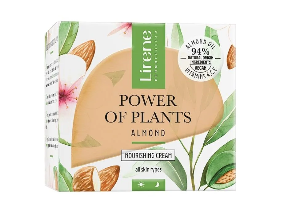 Lirene Power of Plants Mandle vyživující pleťový krém 50 ml