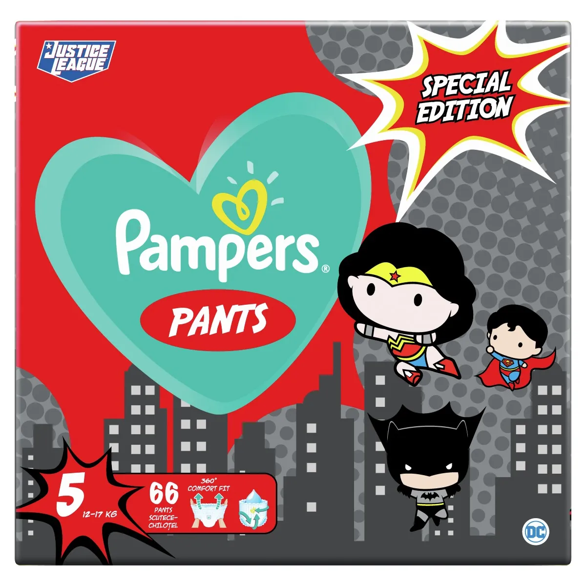 Pampers Pants vel. 5 Special Edition 12-17 kg plenkové kalhotky 66 ks