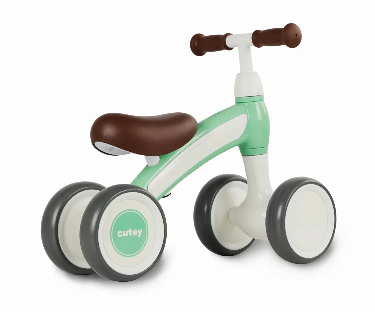 Milly Mally Dětské odrážedlo CUTEY Retro – první odrážedlo, zelená