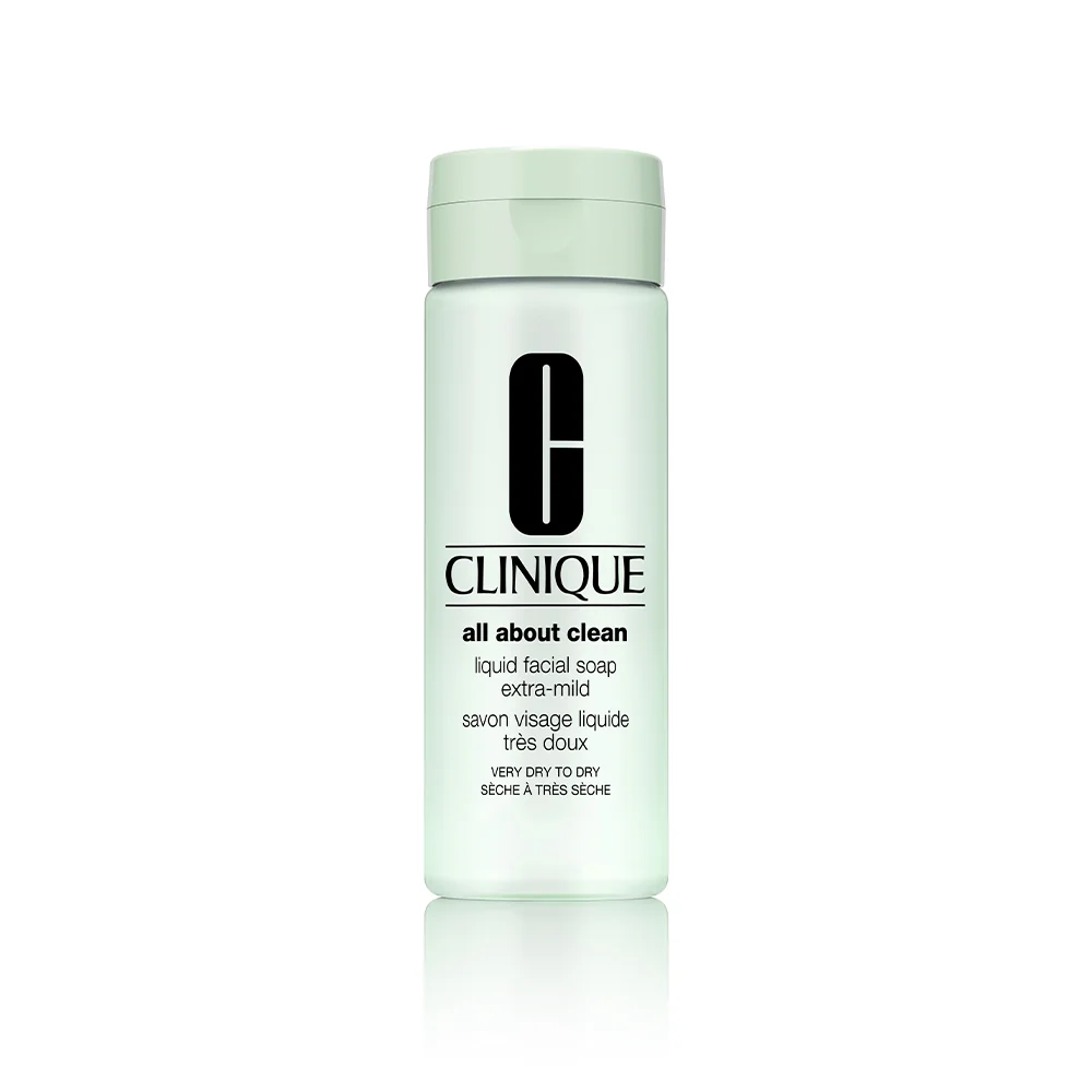 CLINIQUE All About Clean Liquid Facial Soap Extra Mild pleťové mýdlo 200 ml