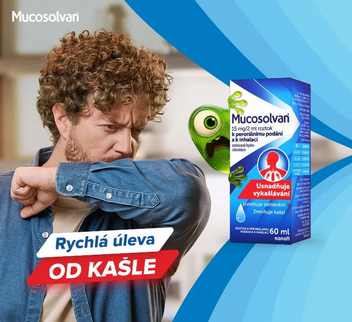 Mucosolvan roztok. Rychlá úleva od kašle.