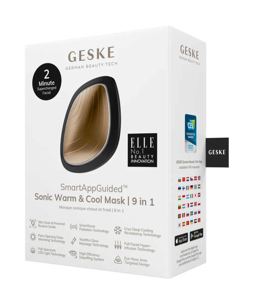 GESKE Sonic Warm&Cool Mask 9in1 sonický přístroj na aplikaci masky gray