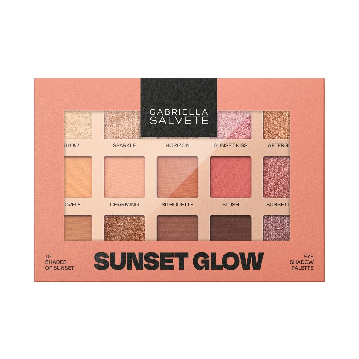 Gabriella Salvete 15 Sunset Glow paletka očních stínů 15 g