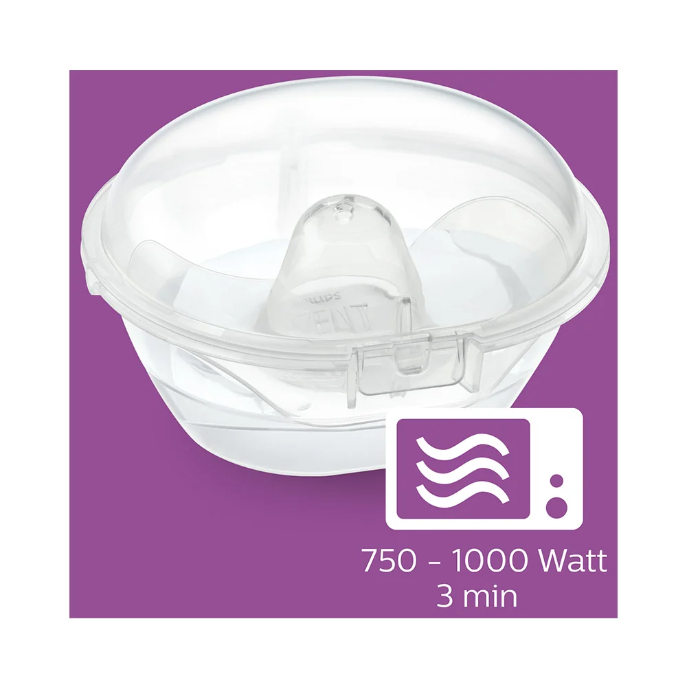 Philips Avent Chránič prsních bradavek medium 2 ks + pouzdro